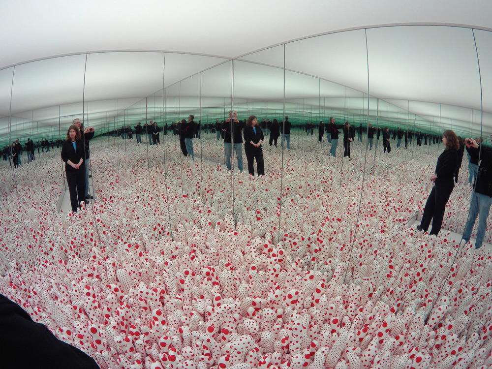 Yayoi Kusama's "Infinity Mirror Room - Phalli's Field," at the Art Gallery of Ontario ©Giles Orr
