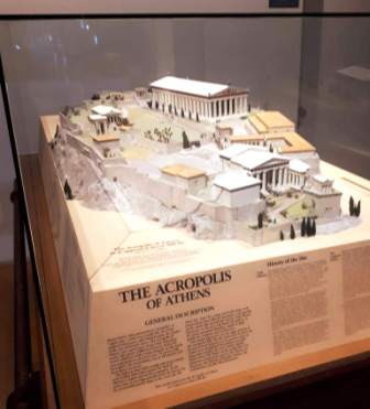 Model of the Acropolis - one of my favourite things at the ROM!