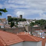 The walled medieval town of Óbidos. Here is where to try the delicious sour cherry liqueur ginjinha. The castle is now a pousada (hotel).