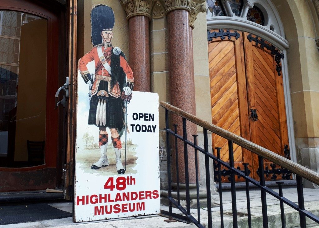 If the sign is up, the museum is open (Wednesdays & Thursdays only).