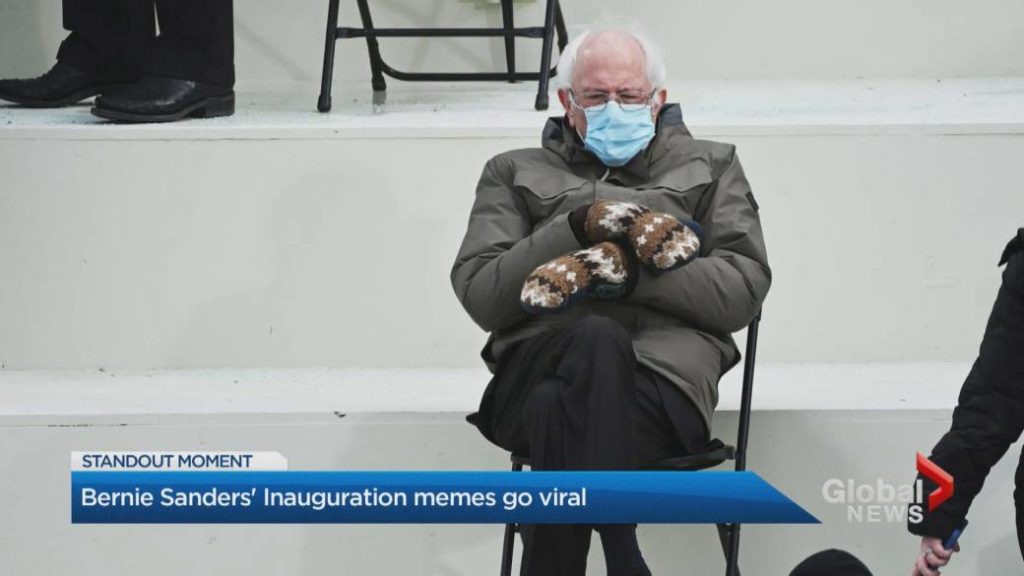 Bernie Sanders Inauguration Meme