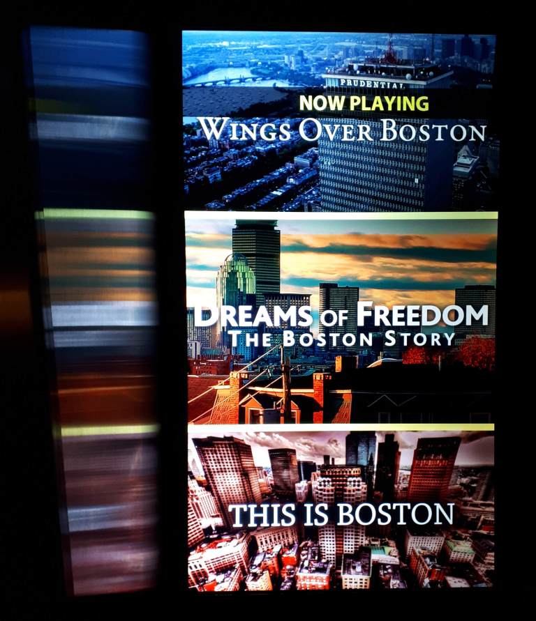 Enjoy three short films at the Dreams of Freedom Museum. Then go back to watching the sunset.