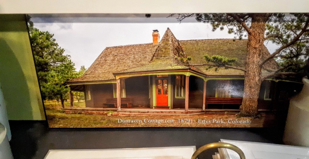 Picture of Dunraven Cottage, Estes Park, Colorado, in the Adare Heritage Centre.