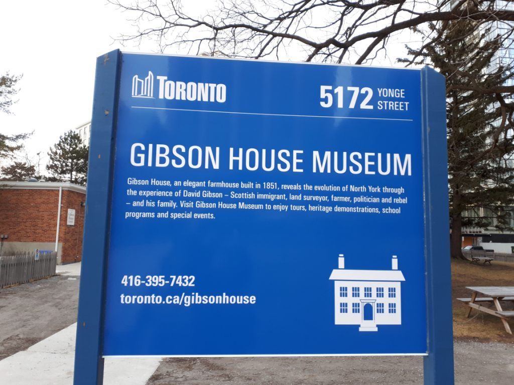 Gibson House Museum Sign