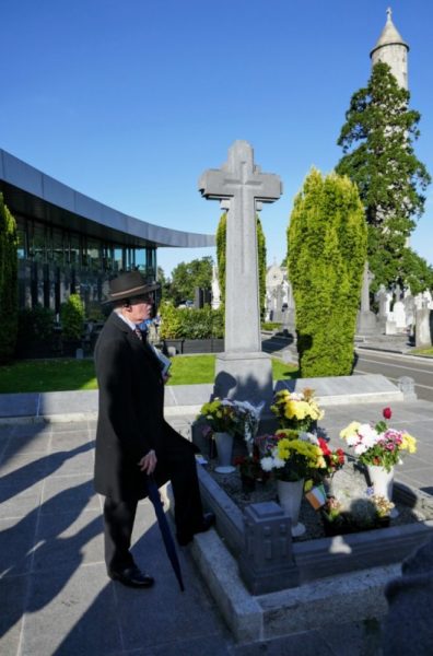 One of the most popular graves at Glasnevin belongs to Irish leader Michael Collins.