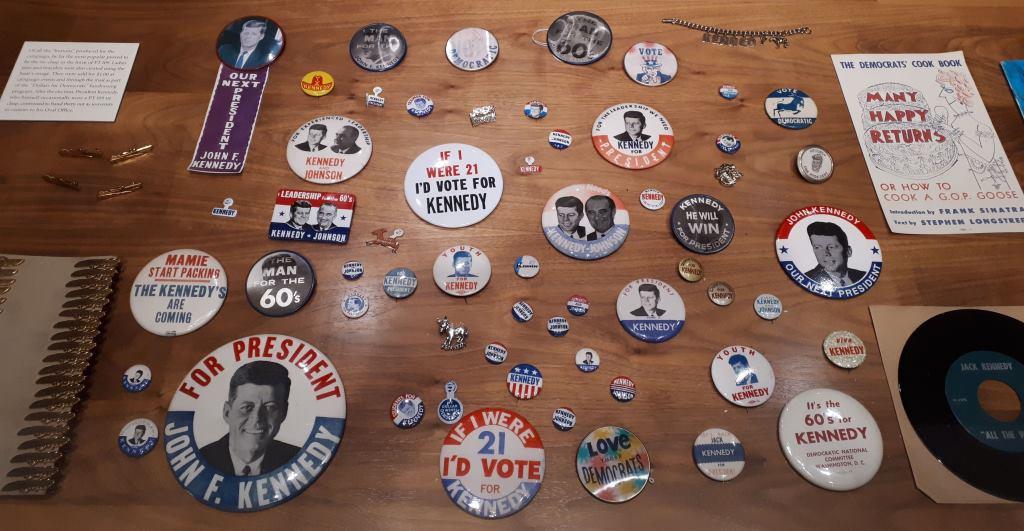 "If I were 21, I'd vote for KENNEDY" -- artifacts from the campaign.