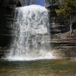 Jackson's Falls, Prince Edward County, Ontario, Swelled by Spring Runoff