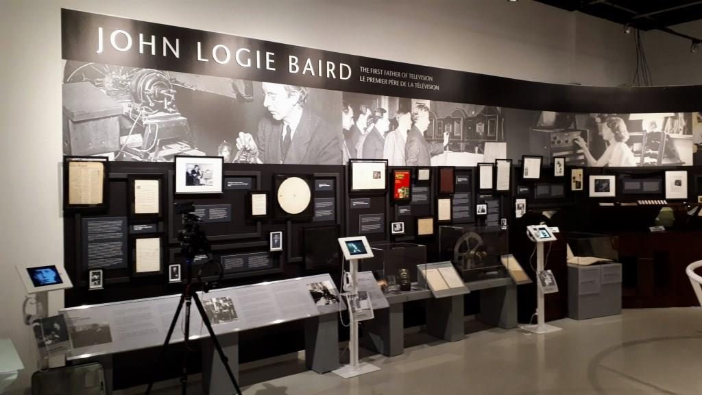 Part of the MZTV Museum exhibit on John Logie Baird, The First Father of Television