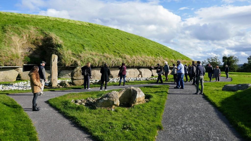 The neolithic passage grave at Knowth in the World Heritage Site of Brú na Bóinne, 1,000 years older than Stonehenge.