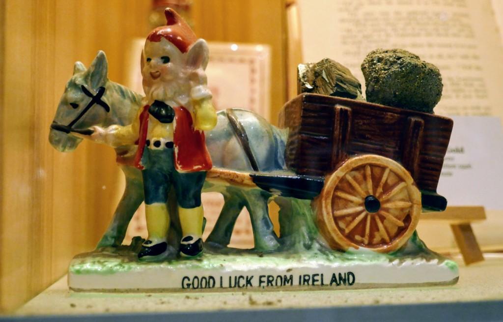 The popular perception of leprechauns, as displayed in an exhibit of stereotypes and misconceptions (complete with Lucky Charms Cereal) at the National Leprechaun Museum of Ireland.