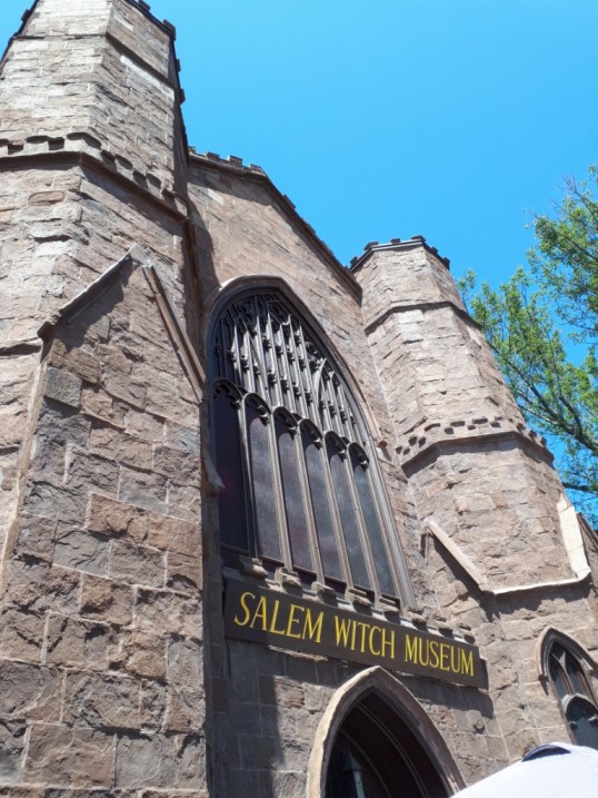 Salem Witch Museum on a sunny day in August