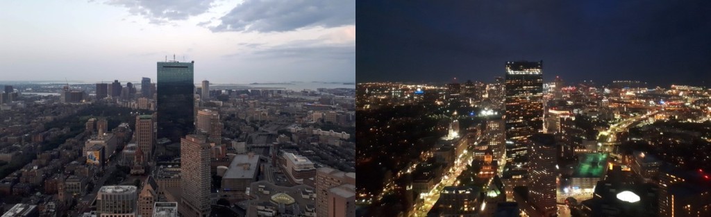 Day to night in Boston