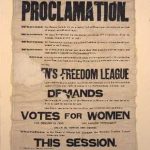 Suffragette Banner, 1908